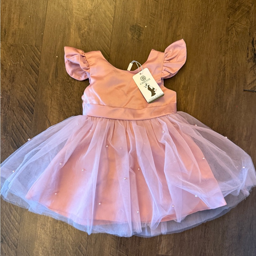 Pink Tulle Formal Dress